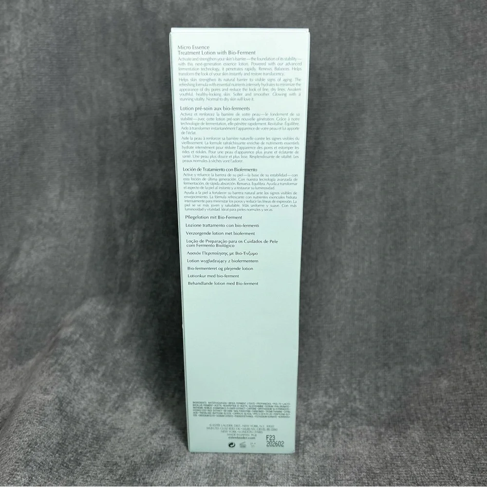 6.7 Fl oz Estée Lauder Micro Essence‎ Treatment Lotion with Bio-Ferment - Picture 3 of 3